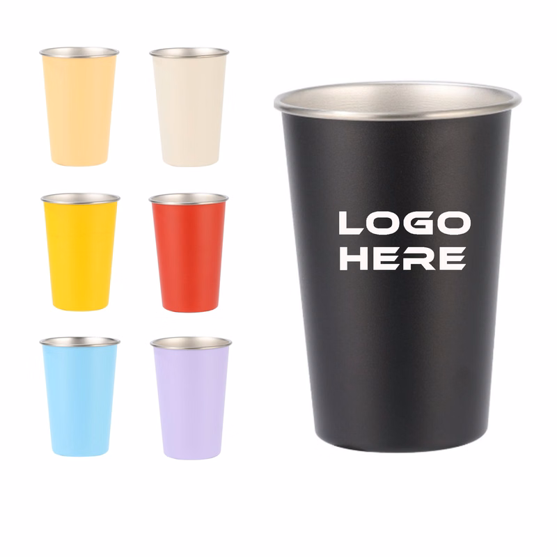 16oz Stainless Steel Pint Drinking Cup