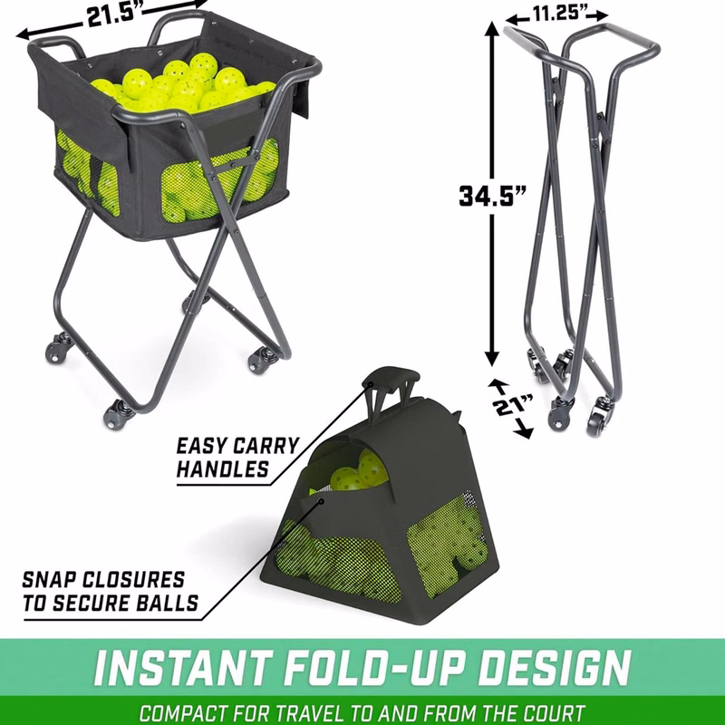 Portable Tennis & Pickleball Coaching Cart