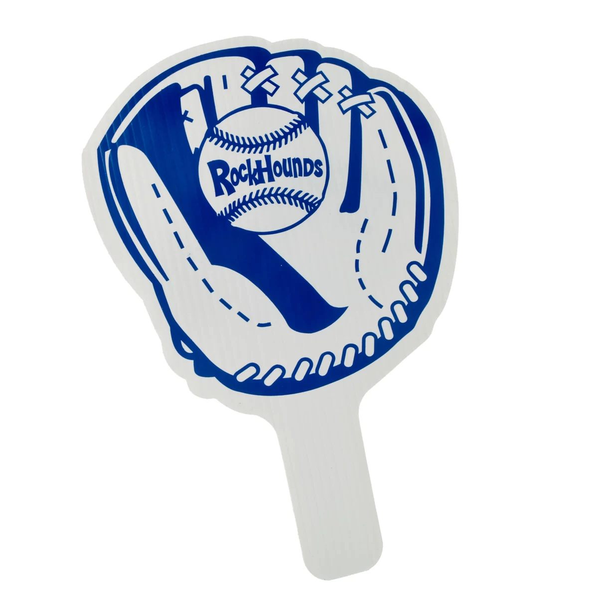 Baseball Glove Hand Fan, Screen Printed 1