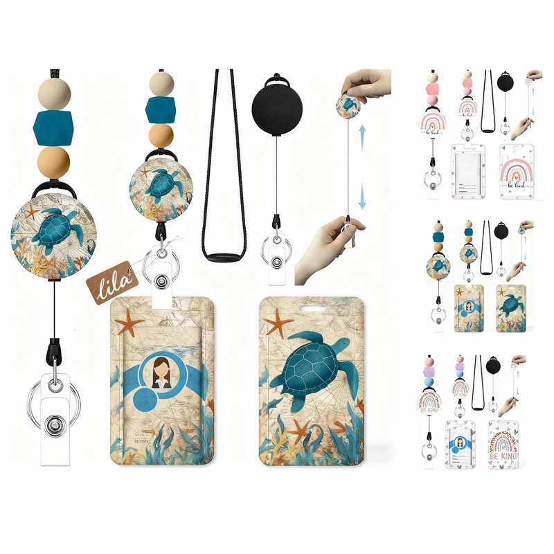 Retractable Acrylic Card Holder