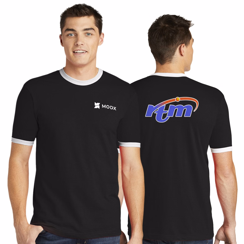 American Apparel ® Fine Jersey Ringer T-Shirt