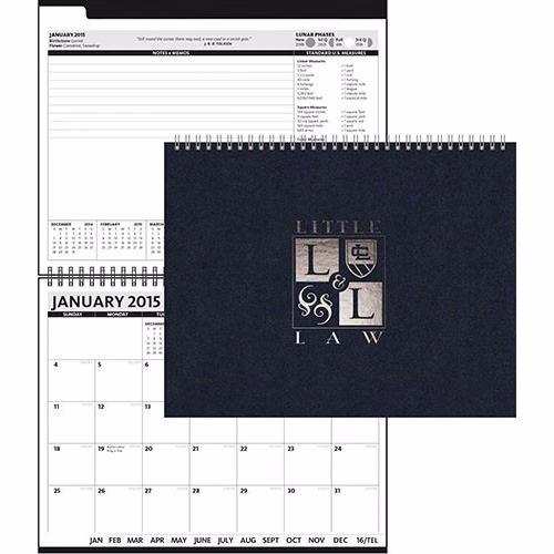 ThePresident™ - Leatherette Monthly Planner