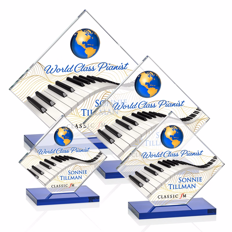 Ferrand VividPrint™ Award - Blue/Gold
