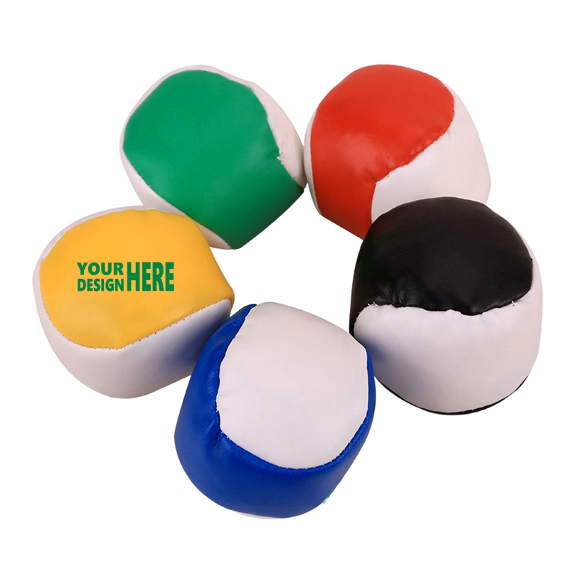 MOQ 50 Soft PU Leather Bean Bags for Fun Kids' Toss Games