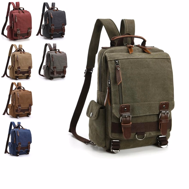 Canvas Backpack For Men Women