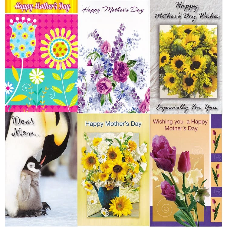 Mother's Day Cards - Assorted 5"x7.75" 1