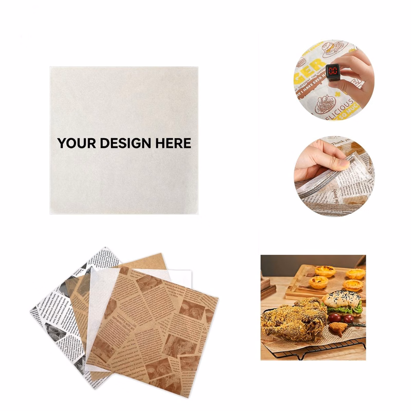 Disposable Laminated Burger Wrapper