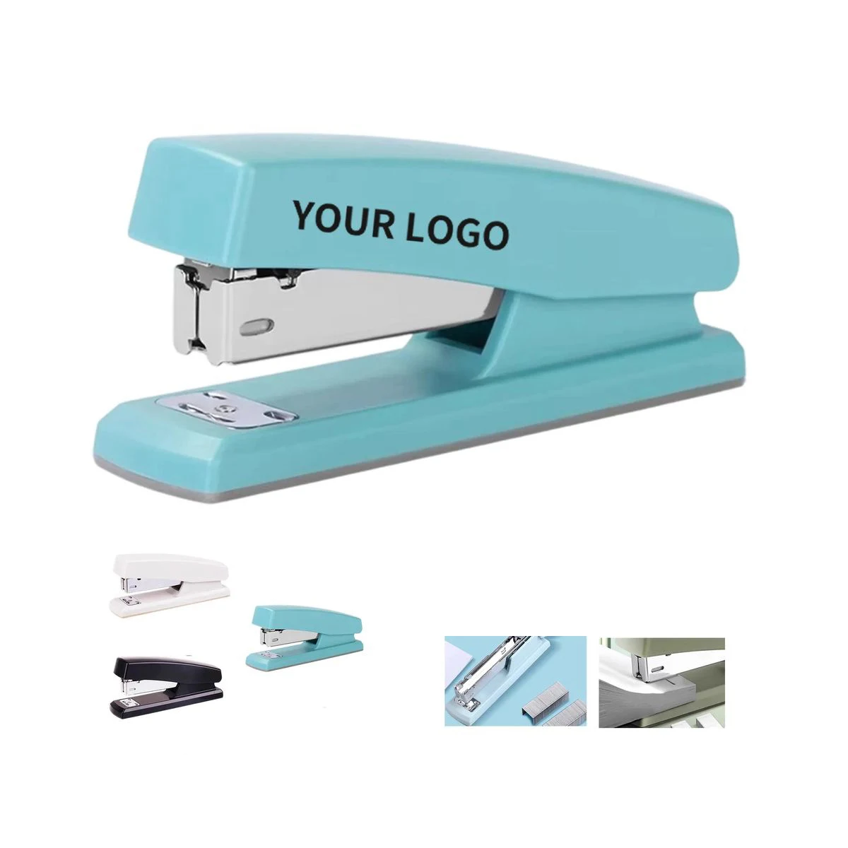 Plastic Office Stapler with Smooth Binding Mechanism 1