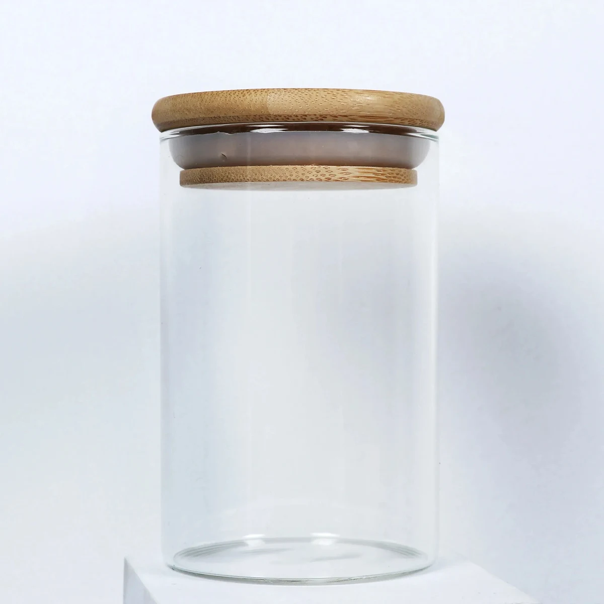 Custom Jar with Bamboo Lid 1