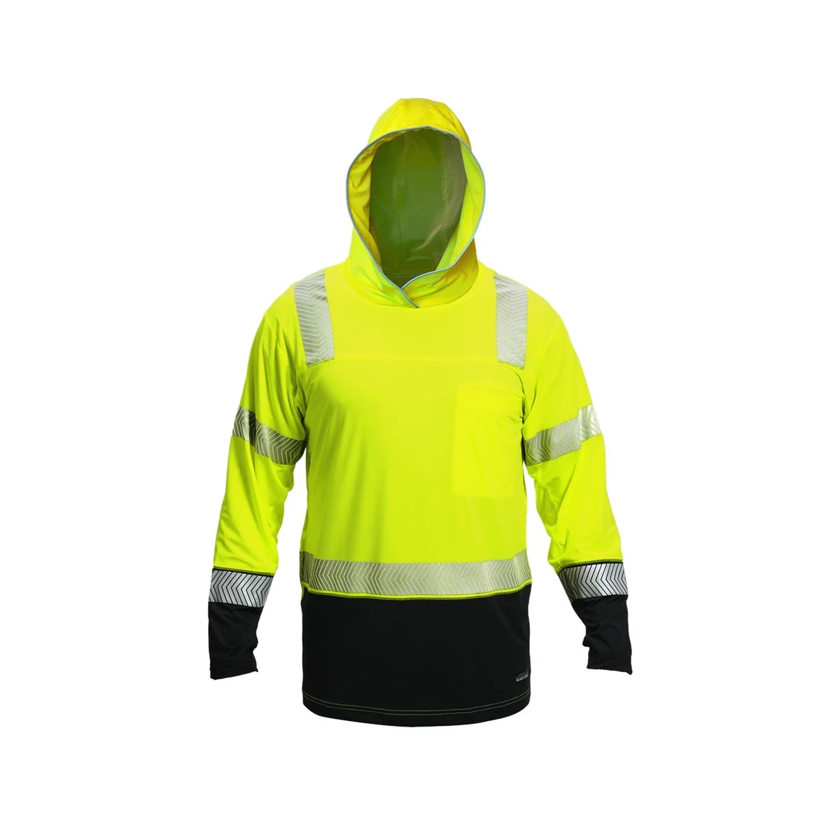 Unisex Premium Black Series® Cool Touch Class 3 Long Sleeve Hoodie T-Shirt - 9189, custom hoodie or sweatshirt with logo imprint 1
