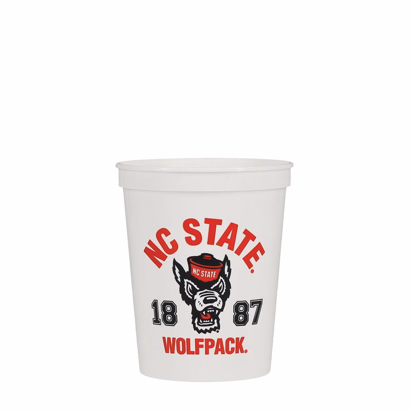 16 oz Stadium Cup Smooth White Hi-Speed Print