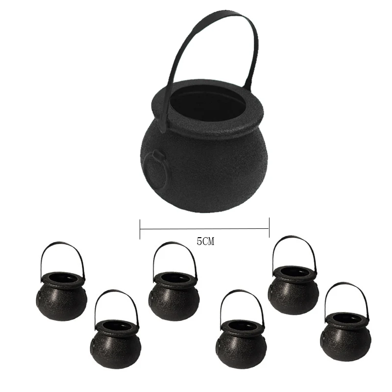 Halloween Mini Black Witch Cauldron 1