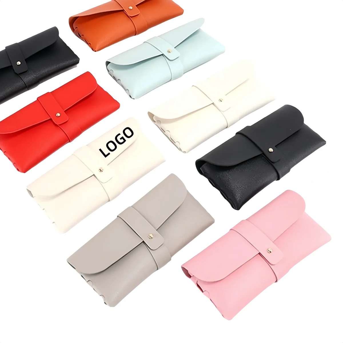 Glasses Case Single Nail Leather Sunglasses Bag 1