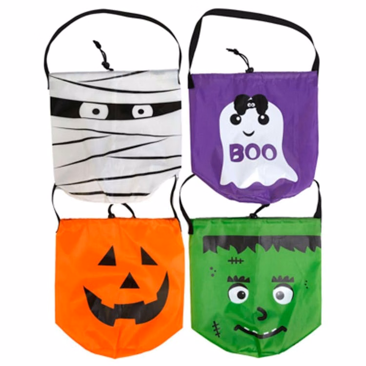 Trick-or-Treat Drawstring Bags - Assorted