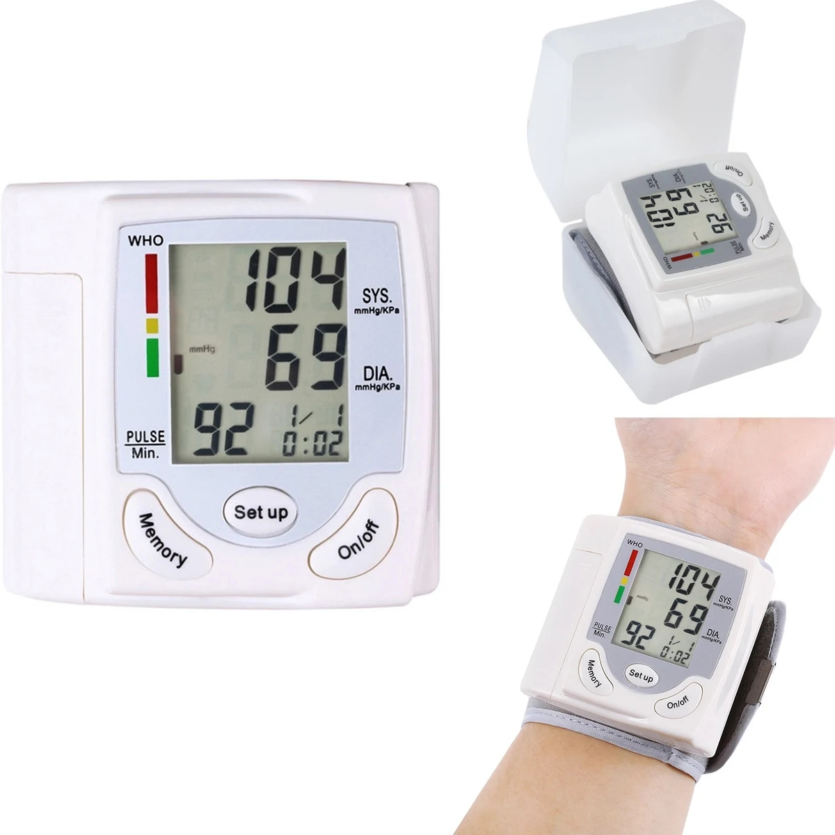 Small MOQ 10pcs Wrist Blood Pressure Monitor Cuff 1