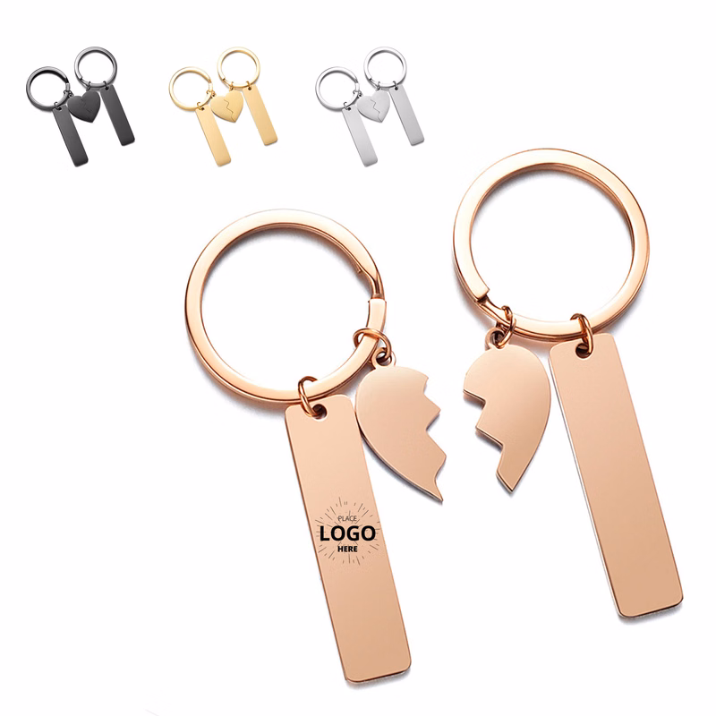 Love Themed Stainless Steel Key Ring