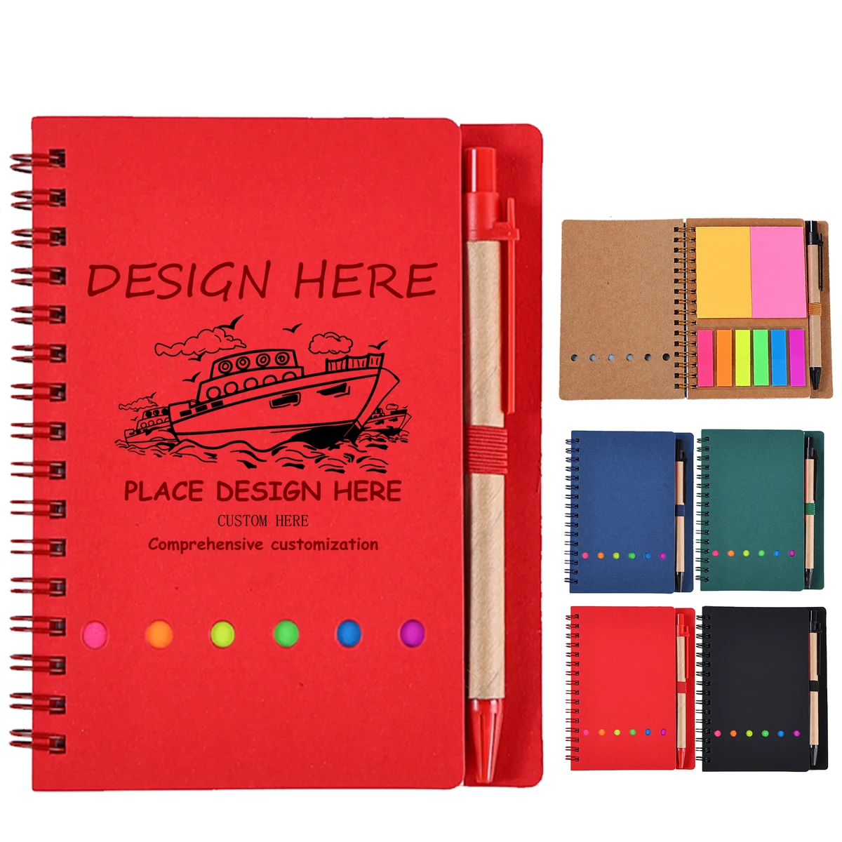A5 Spiral Memo Pad & Pen 1