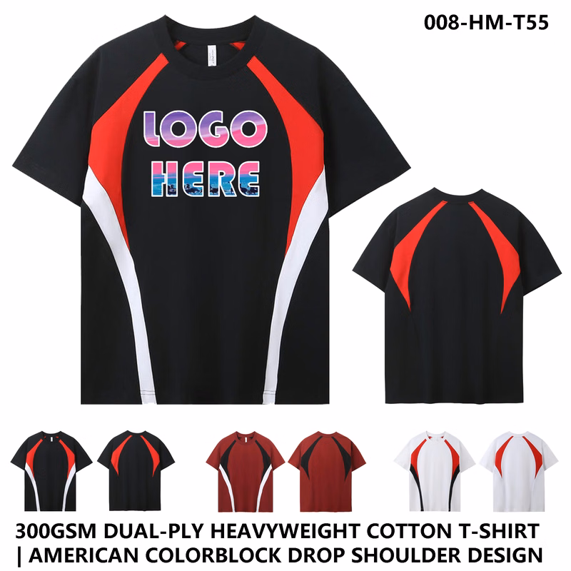 Double Yarn Trendy T-Shirt - Streetwear Crewneck Oversized Fit for Men & Women