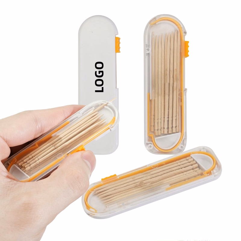 Plastic 12-Toothpick Portable Holder