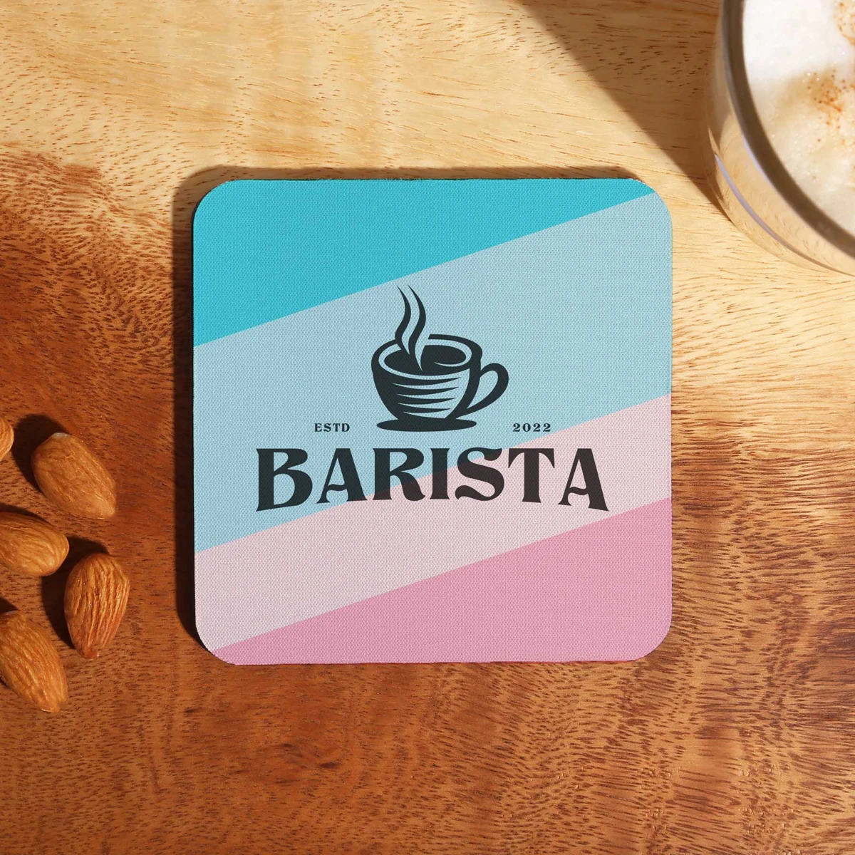 reGen Recycled Polyester Square Dye Sub Coaster 1