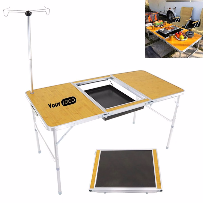 Portable Aluminum Alloy New Barbecue Folding Table