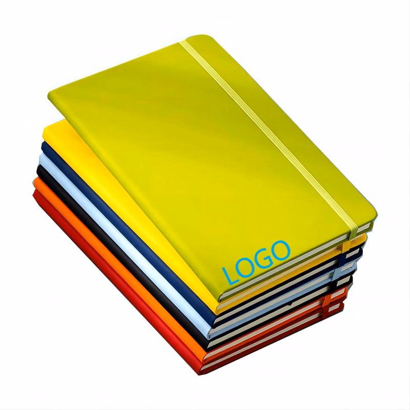 Full Color Pu Leather A5 Strappy Notebook