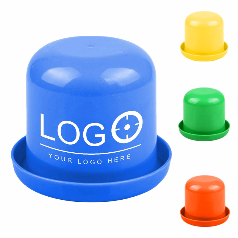 Plastic Dice Cup Set with Tray and 5 Dices