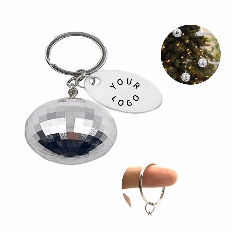 Reflective Disco Ball Keychain for Party Favors