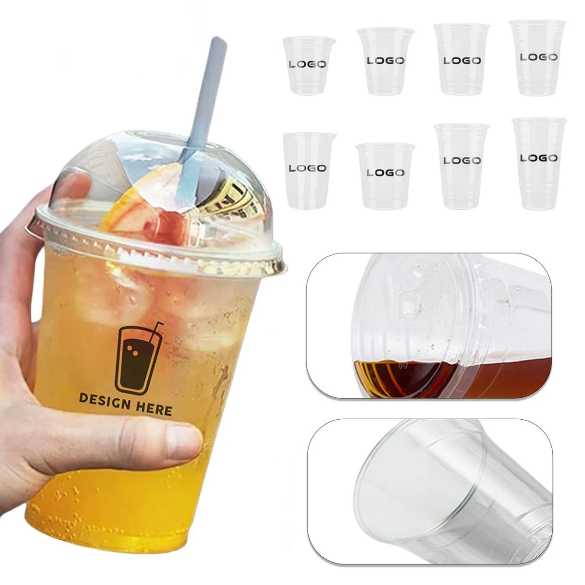 Clear Cold Drink Takeaway Cups 1
