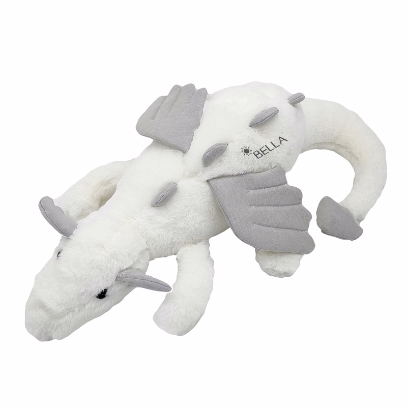 Cotton Little white dragon doll plush toy