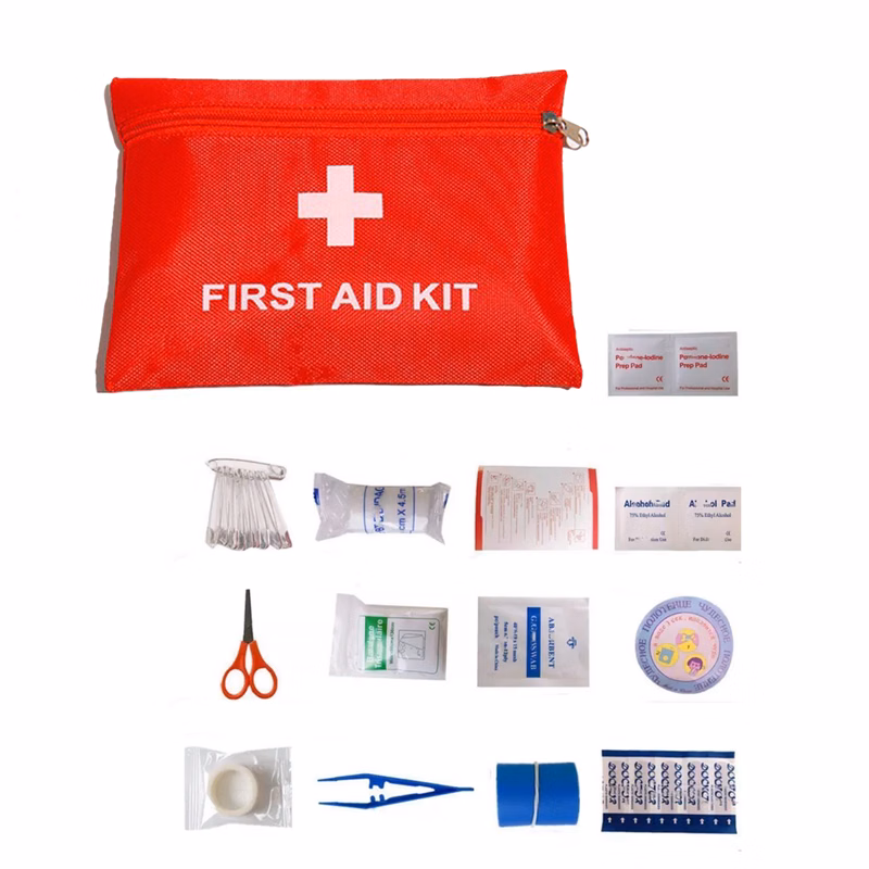 Travel camping outdoor portable compact first aid kit bag