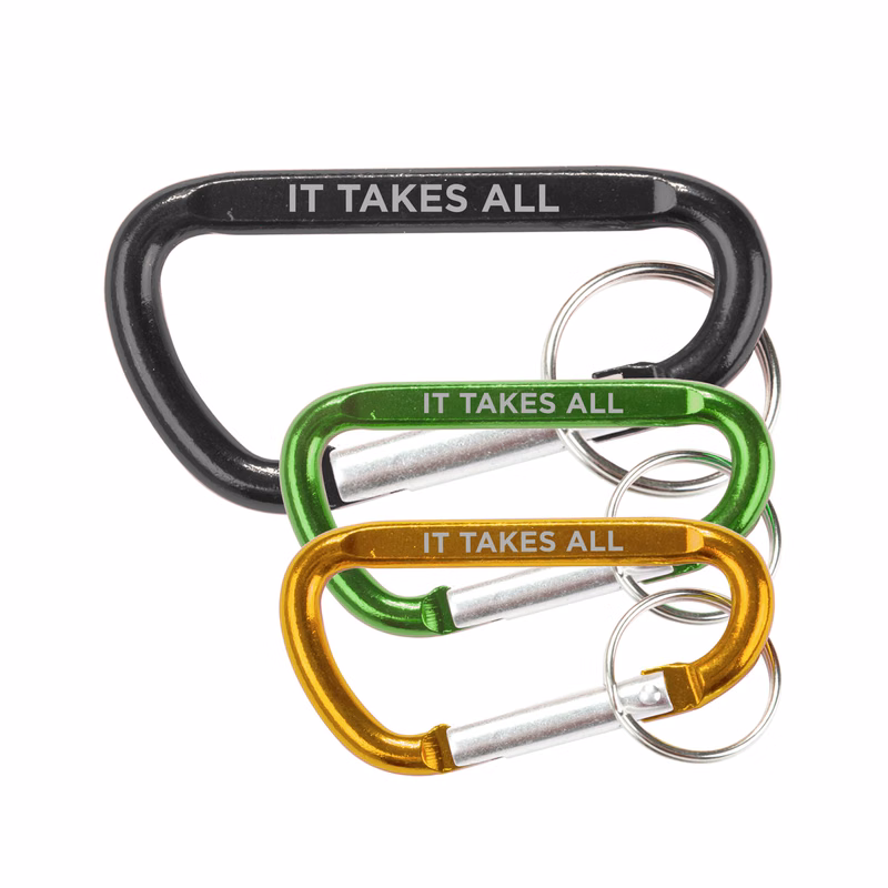 2-5/8" Carabiner W/Key Chain - Close Out