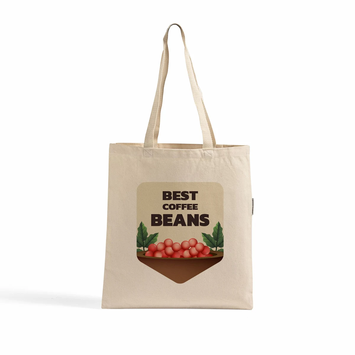 Organic Classic Canvas Tote Bag, custom tote bag with logo imprint 1
