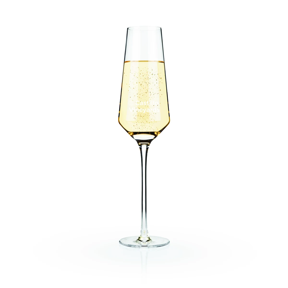 Viski® Raye Angled Crystal Champagne Flute, set of 2 1