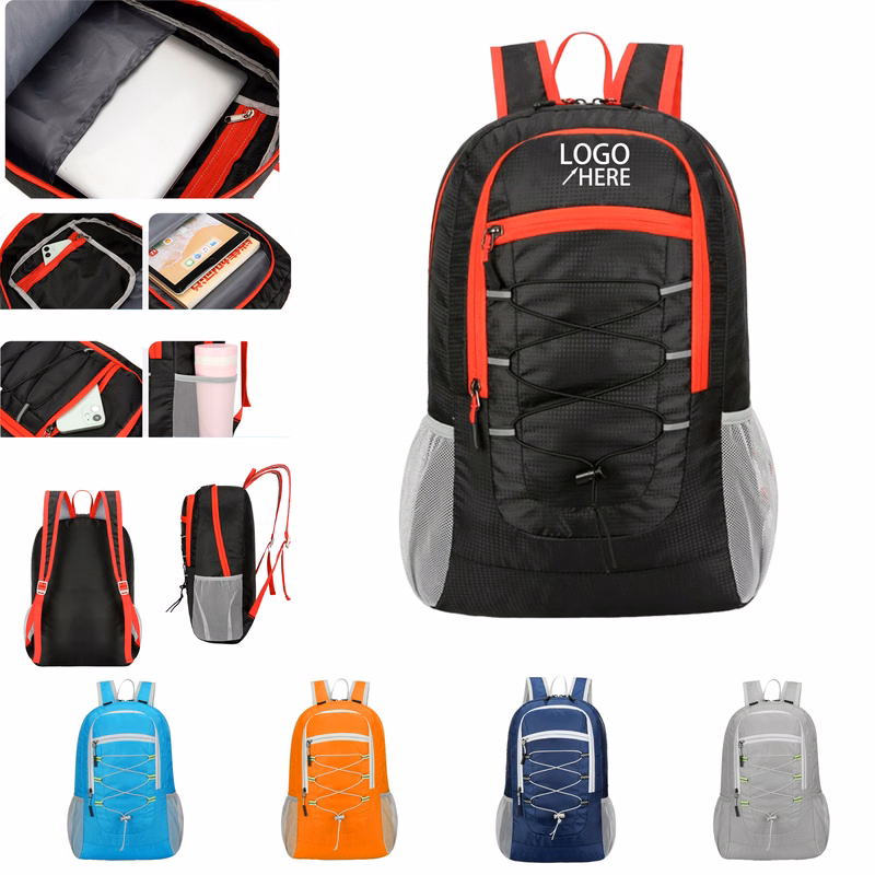 Water-Repellent Fabric Foldable Backpack