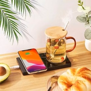 15W USB Powered Wireless Charger&Mug Warmer