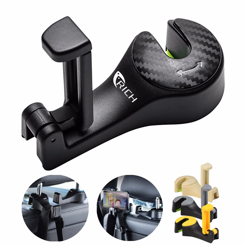 2 In 1 Car Seat Headrest Hook