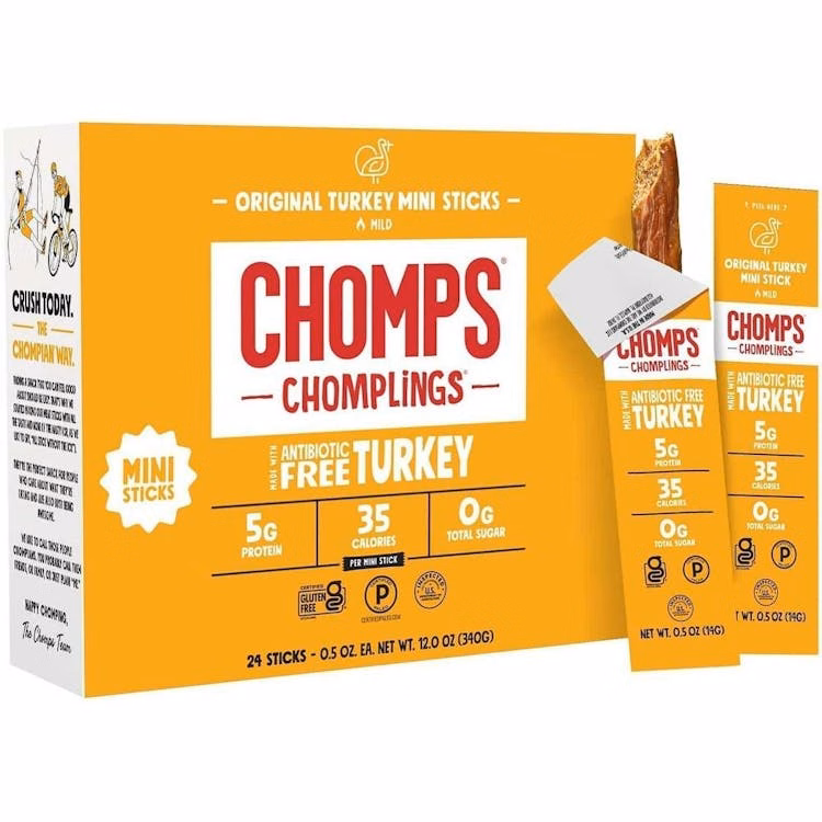 CHOMPS Chomplings Mini Turkey Snack Sticks