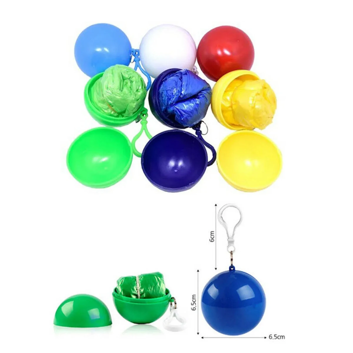 Portable Disposable Raincoat Compressed Pocket Ball 1