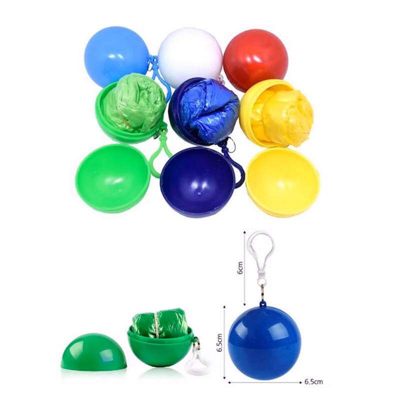 Portable Disposable Raincoat Compressed Pocket Ball