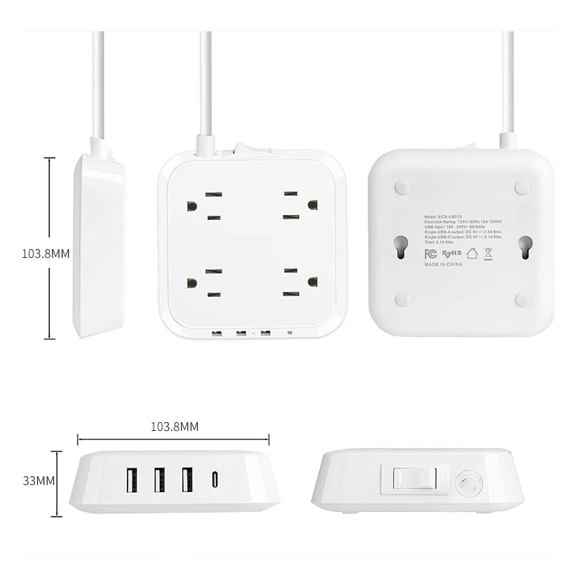 Surge Protector Power Strip 1