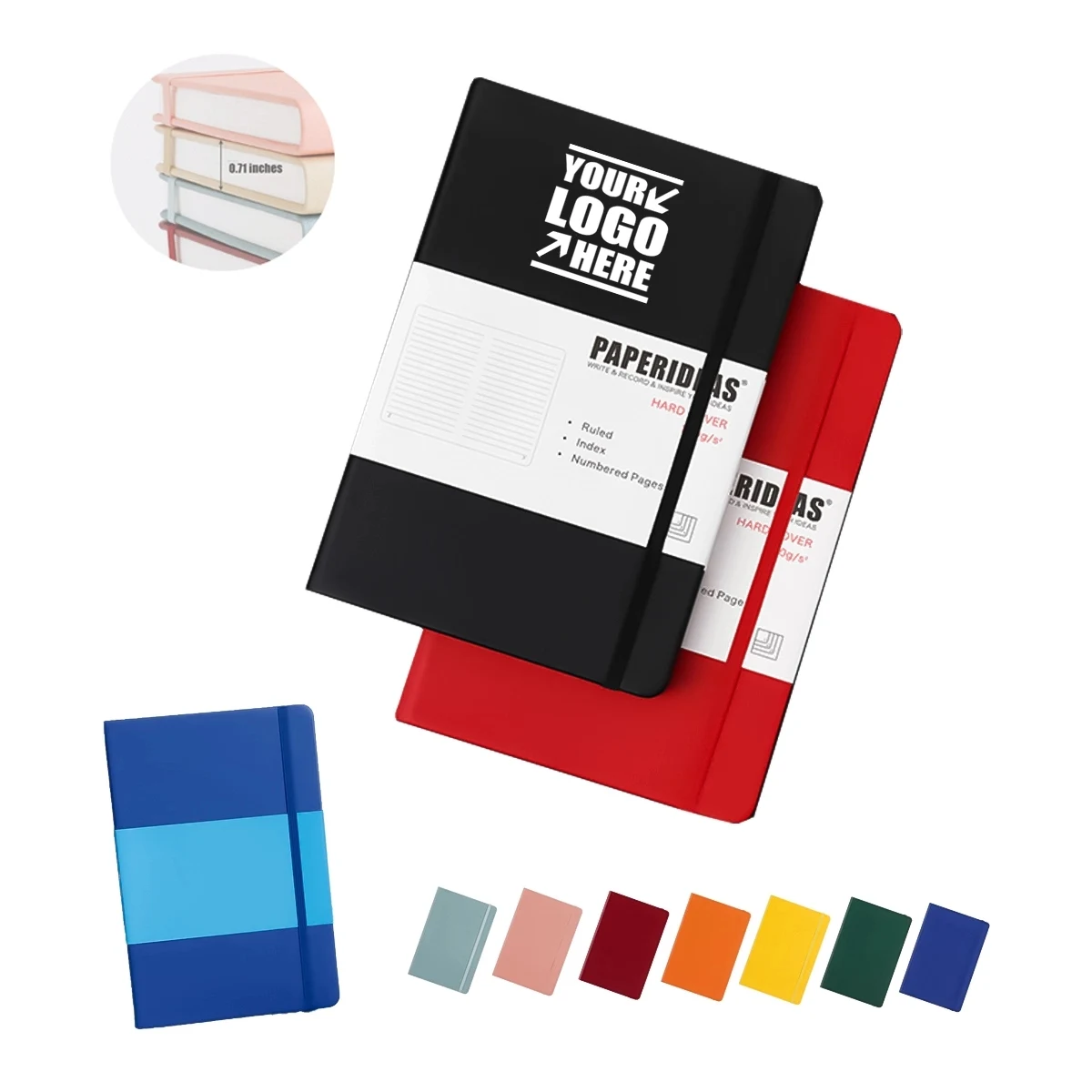 Pu A5 200 Pages Business Notepad 1