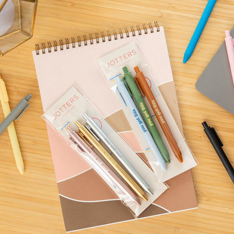 CUSTOM PEN PACKS - 3 PACK - JOTTER