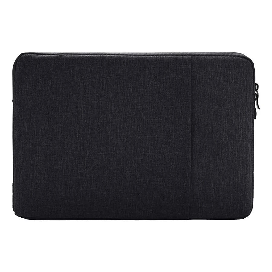 Oxford Laptop Sleeve with Plush Interior and Front Zipped Compartment 1