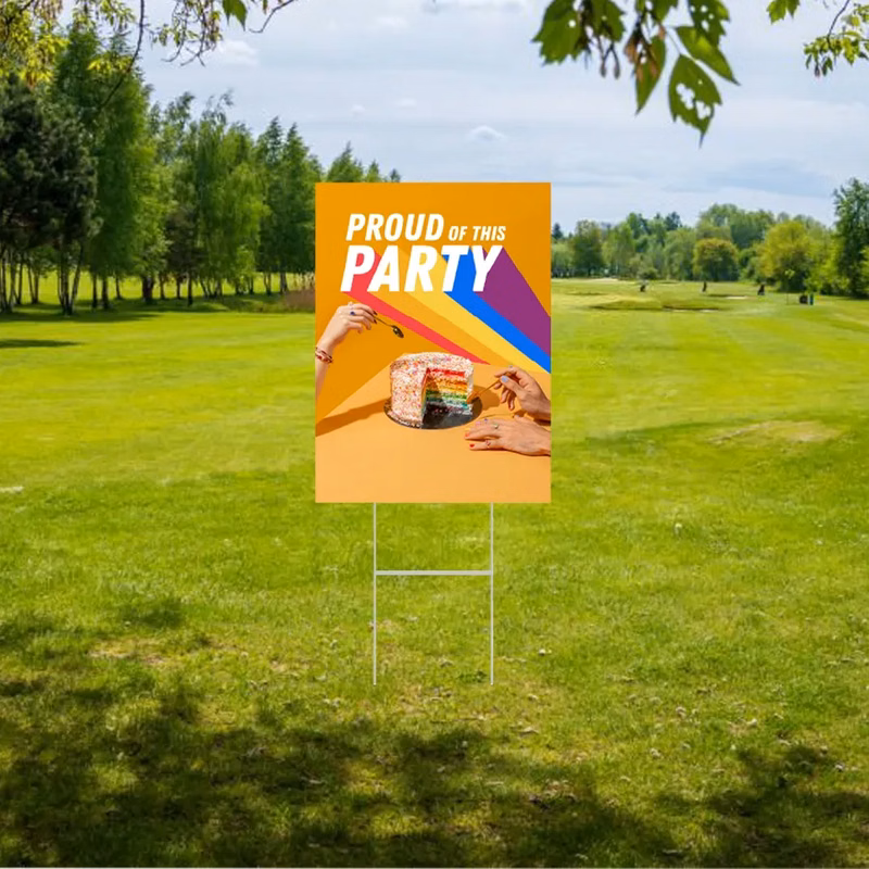9" X 12" Yard Sign