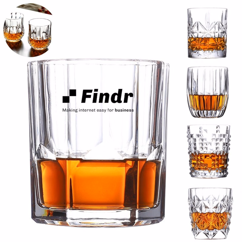 10oz Whiskey Crystal Glasses