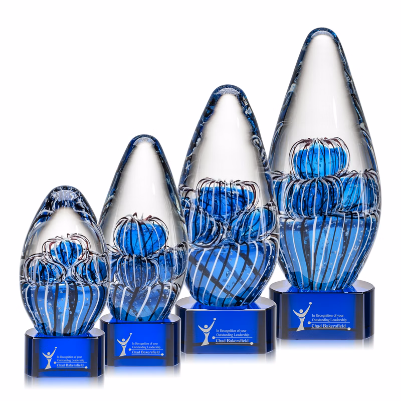 Contempo Award on Paragon Base - Blue