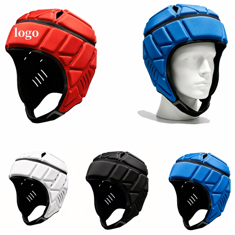 Cushioned Protective Soccer Rugby Head Cap