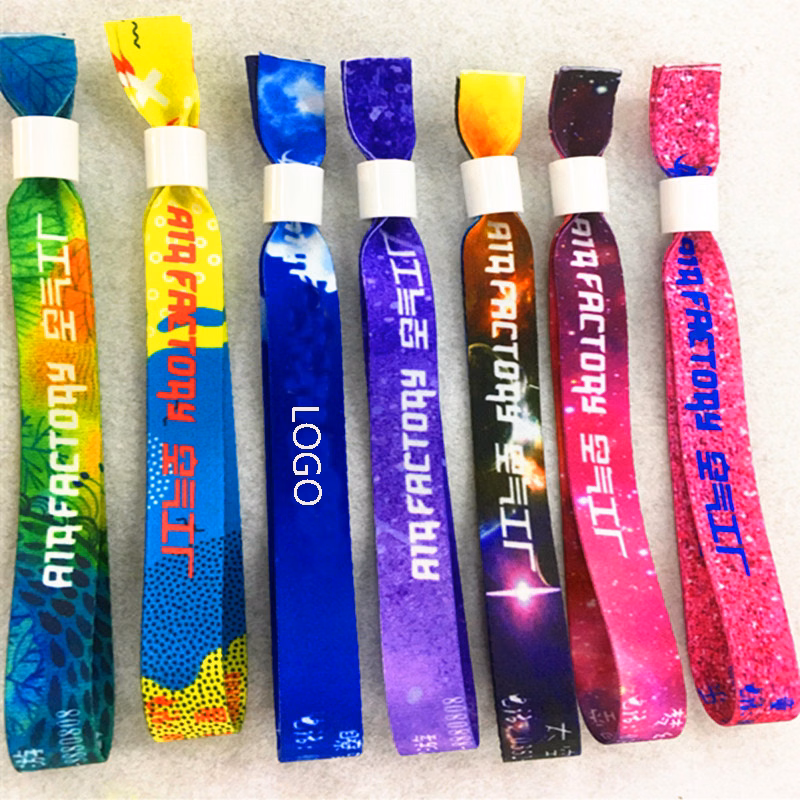 Sublimated Fabric Wristband Lanyard--13"X0.59"