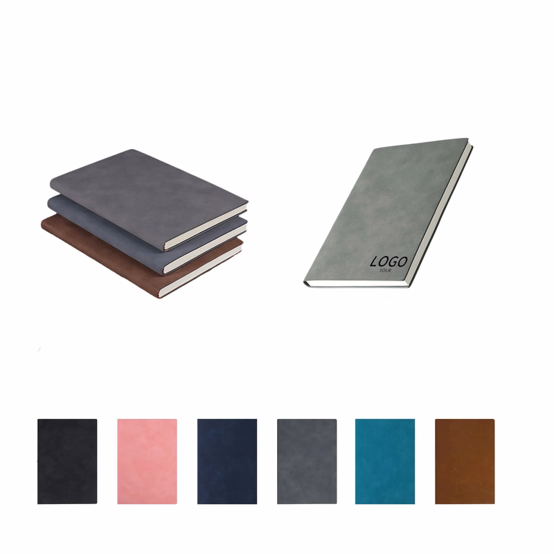 A5 Leather Business Soft Cover Notebook